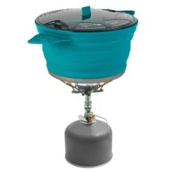 Sea To Summit X-Pot 2.8L -Outdoor Camping 110 xpot med blue on stove 90345.1646269828