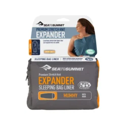 Sea To Summit Expander Liner - Mummy W/ Hood -Outdoor Camping 126 expandertravelliner mummy packaged 96331.1673381615