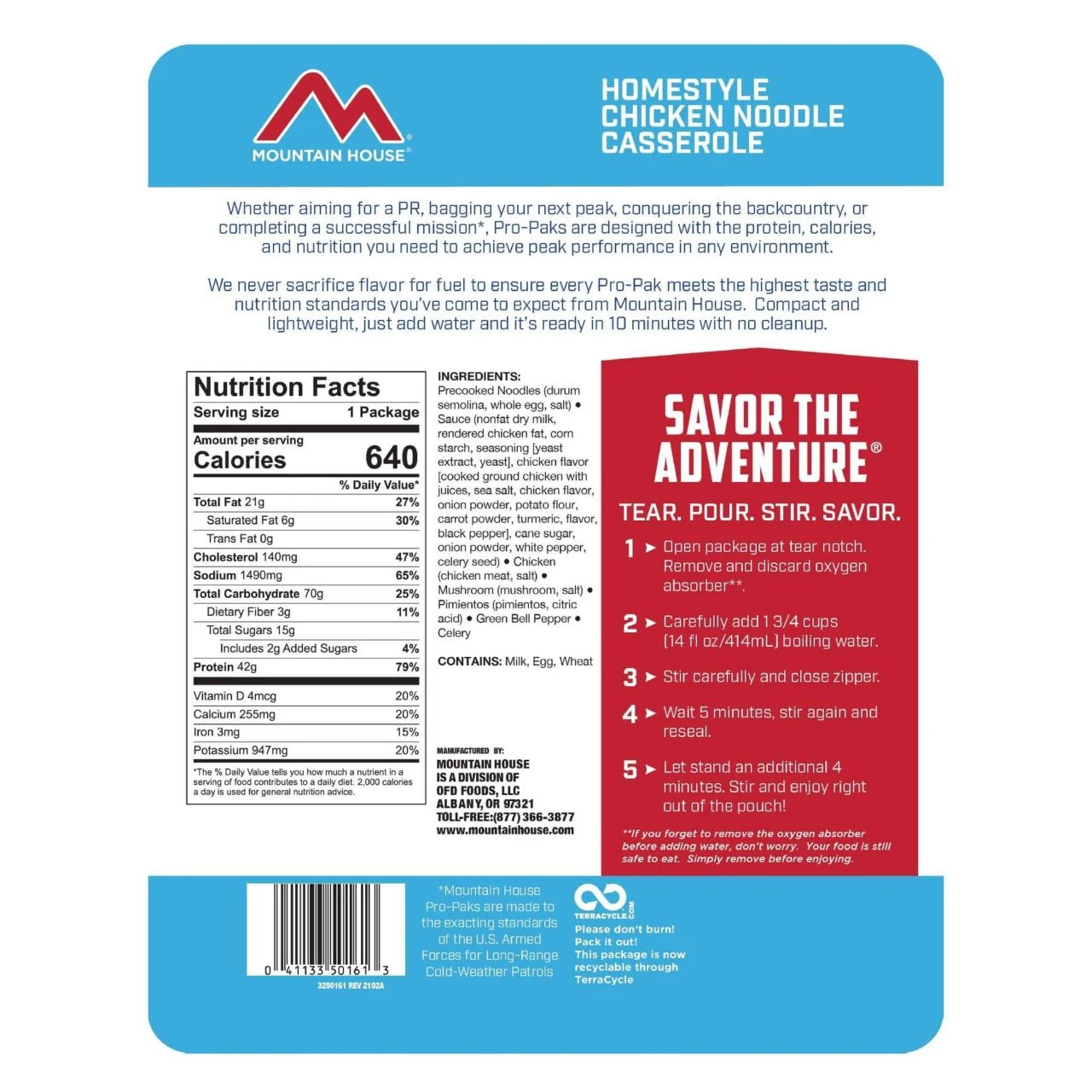 Homestyle Chicken Noodle Casserole - Pro-Pak 2 Homestyle Chicken Noodle Casserole - Pro-Pak - Image 2