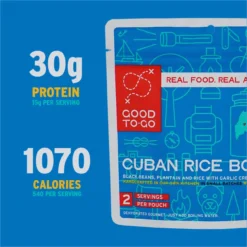 Cuban Rice Bowl - 2 Servings -Outdoor Camping 5 GTG CubanBowl Double 1012 CalsProtein S22 rsz 21129.1655152776