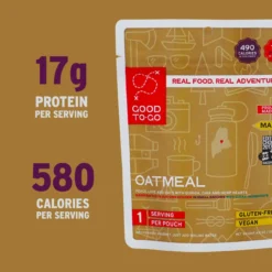 Oatmeal 10 Oatmeal -Outdoor Camping 5 GTG Oatmeal Single 1101 CalsProtein S22 rsz 53692.1654189831