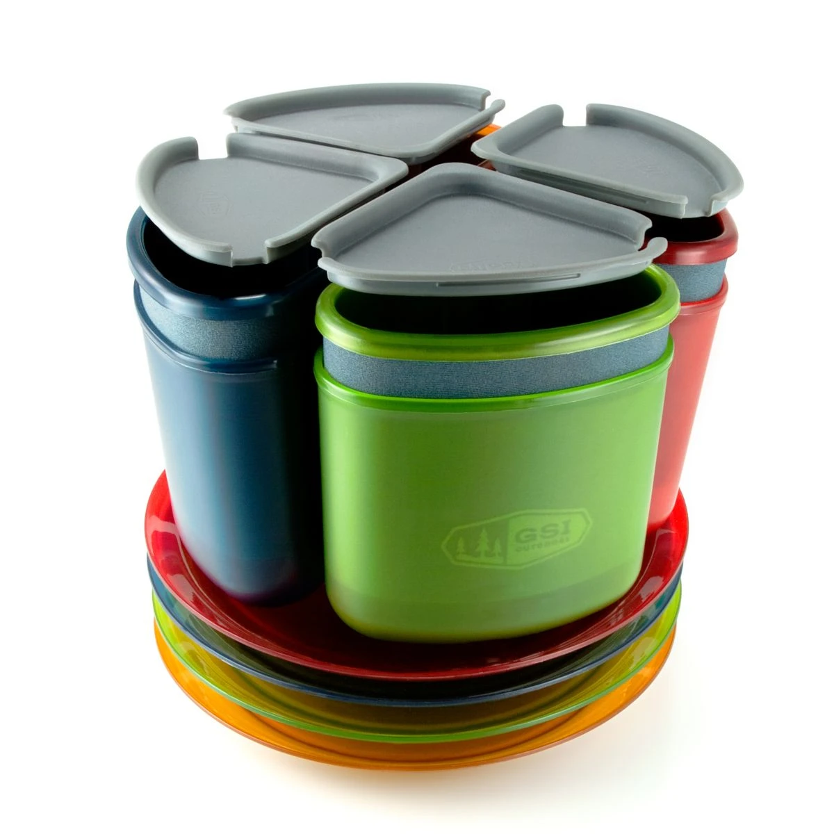 GSI Outdoors Infinity 4 Person Compact Tableset - Multi 3 GSI Outdoors Infinity 4 Person Compact Tableset - Multi - Image 3