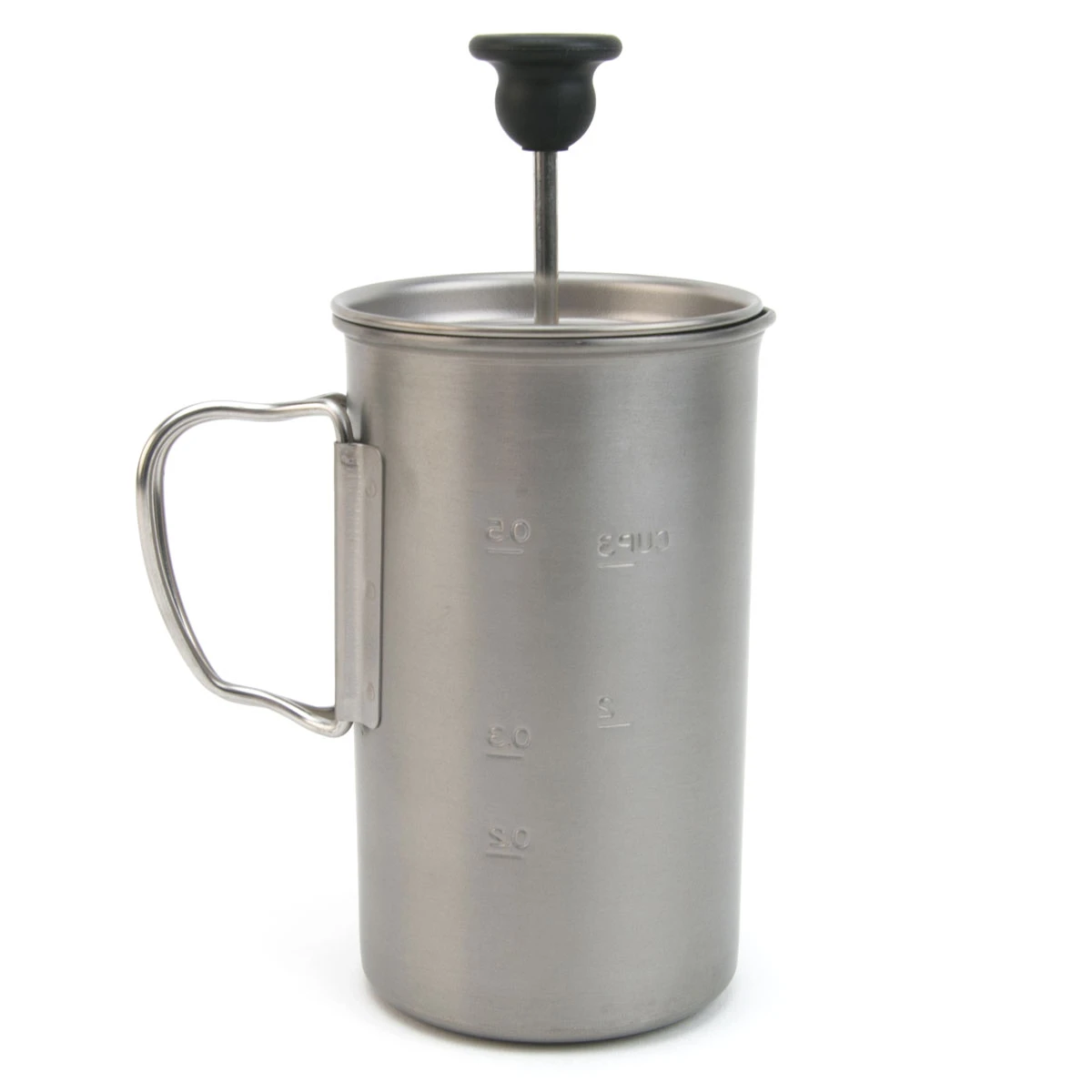 Snow Peak Titanium French Press 2 Snow Peak Titanium French Press - Image 2