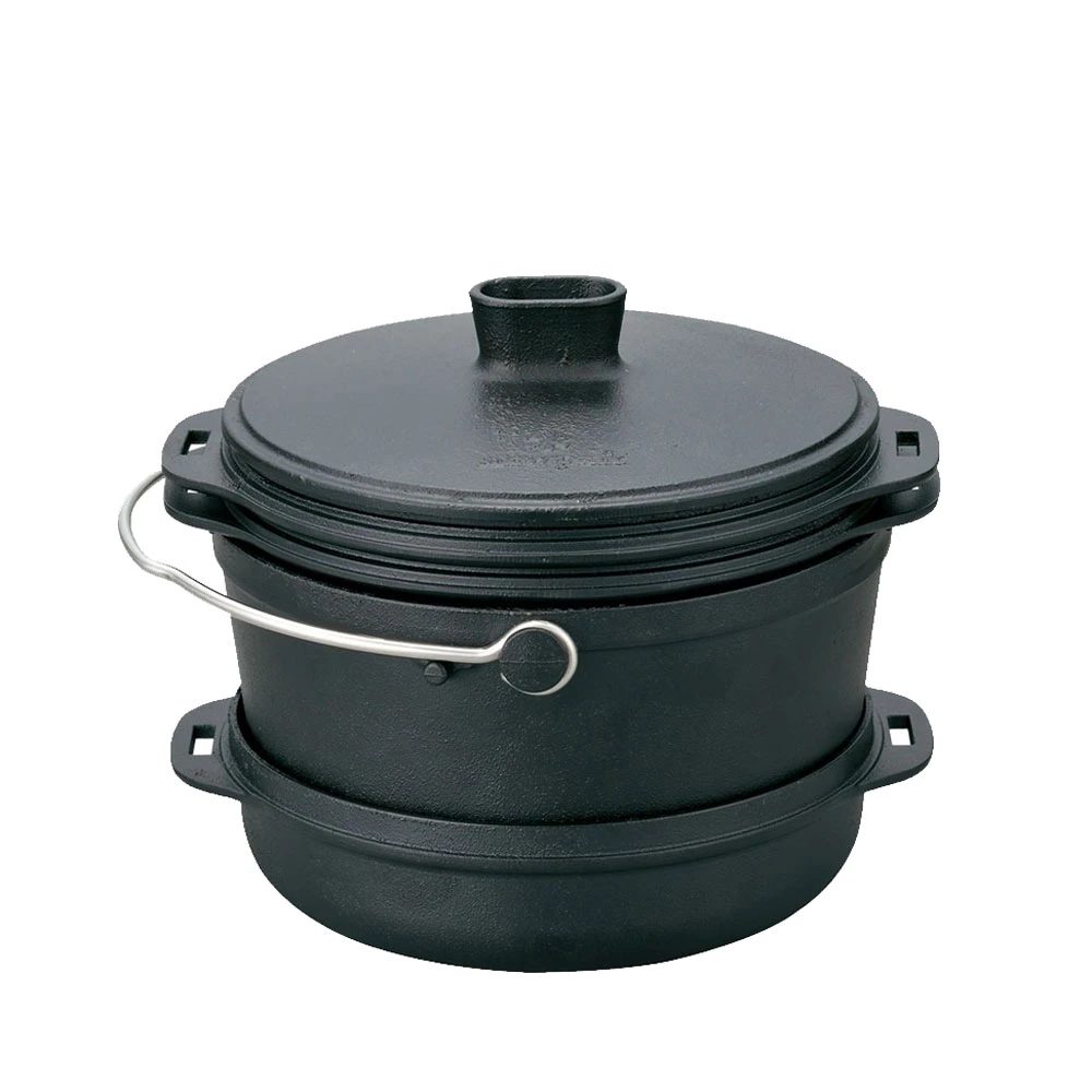 Snow Peak Cast Iron Duo Cooker 2 Snow Peak Cast Iron Duo Cooker - Image 2