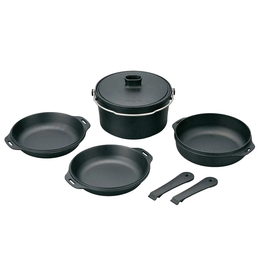 Snow Peak Cast Iron Duo Cooker 1 Snow Peak Cast Iron Duo Cooker