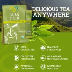 Organic Green Instant Tea 9 Organic Green Instant Tea -Outdoor Camping cusa green tea cutsheets02 rsz 23093.1626823463