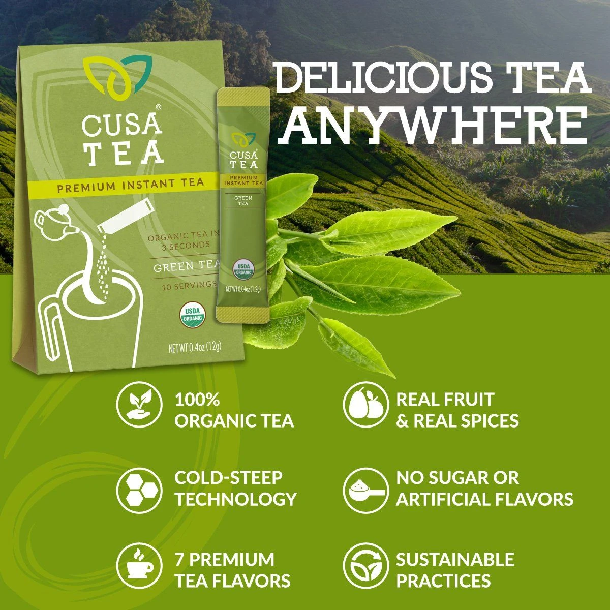 Organic Green Instant Tea 5 Organic Green Instant Tea - Image 5