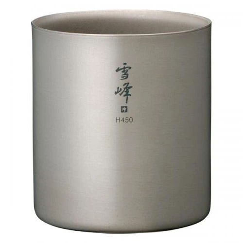 Snow Peak Ti-Double H450 Stacking Mug 1 Snow Peak Ti-Double H450 Stacking Mug
