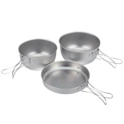 Snow Peak 3 Piece Titanium Cookset