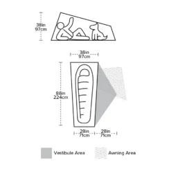 Big Agnes Copper Spur HV UL1 -Outdoor Camping thvcs120 fphh 014 1 28693.1626823057