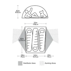 Big Agnes Copper Spur HV UL3 MtnGLO -Outdoor Camping thvcs320 fphh 014 29511.1626823077