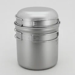 2-Piece Titanium Pot And Bowl Set -Outdoor Camping ti6051 1 06361.1626822158